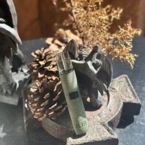 ILIA哩啞布紋主機、 通用一代煙彈- 手感厚實-霧化均匀 - 布紋綠