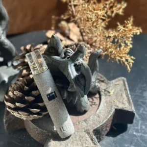 ILIA哩啞布紋主機、 通用一代煙彈- 手感厚實-霧化均匀 - 布纹灰