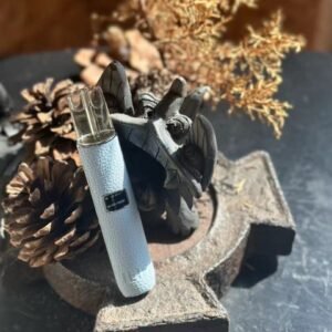 ILIA哩啞布紋主機、 通用一代煙彈- 手感厚實-霧化均匀 - 奶油藍