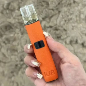 ILIA哩啞皮革主機-通用一代煙彈 -智能調節- 霧化功率大 - Hermes橙