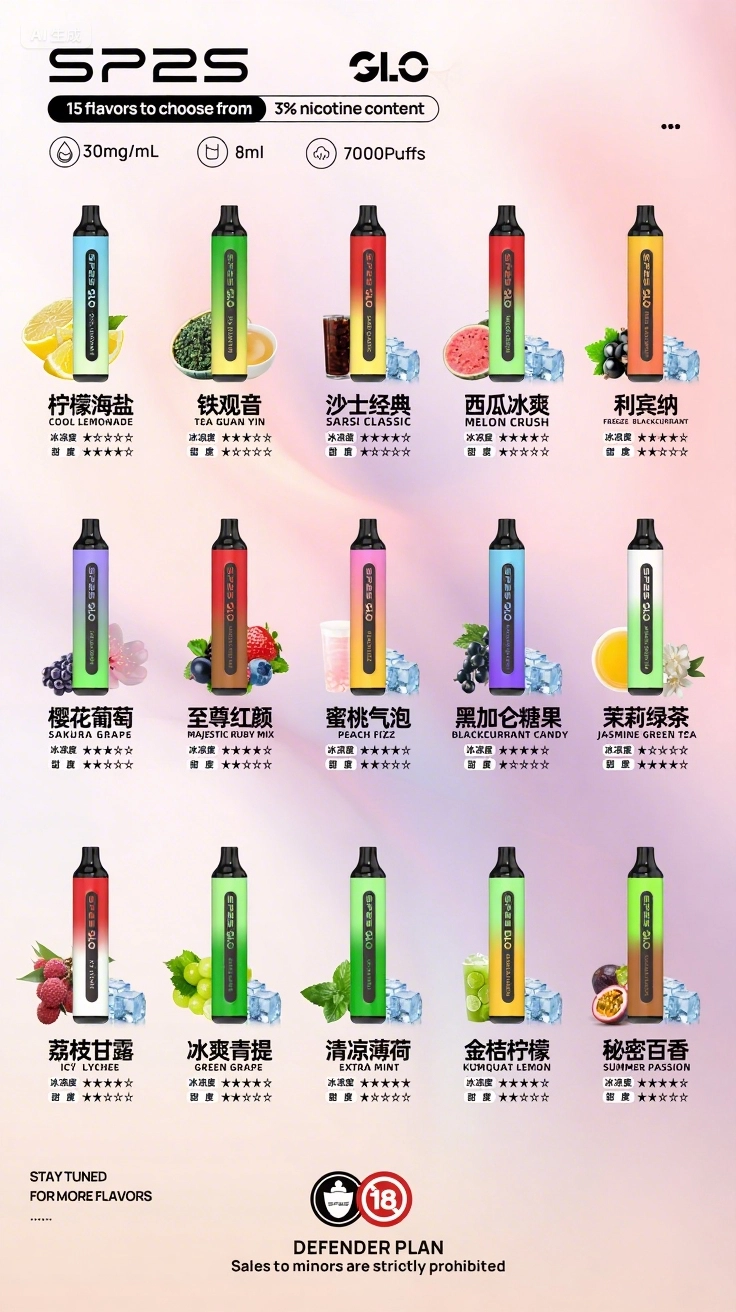 SP2S思博瑞-7000口拋棄式-香濃水果味-台灣現貨