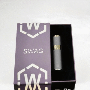 SWAG皮革主機-通用一代煙彈- 高能霧化- 續航穩定 - 皮革灰