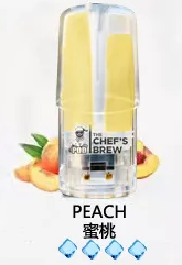 廚師The Chef’s Brew煙彈 /通用一代主機- 口感醇厚-原裝正品 - 蜜桃