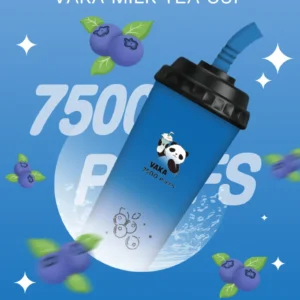 VAKA奶茶杯-7500口拋棄式 -超大容量-口感醇厚-台灣正品 - 藍莓