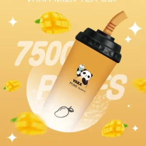 VAKA奶茶杯-7500口拋棄式 -超大容量-口感醇厚-台灣正品 - 芒果