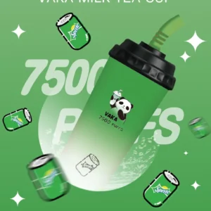 VAKA奶茶杯-7500口拋棄式 -超大容量-口感醇厚-台灣正品 - 雪碧