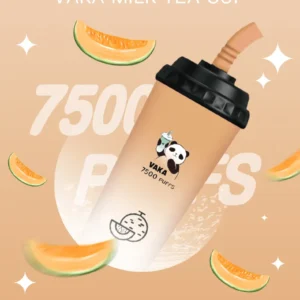 VAKA奶茶杯-7500口拋棄式 -超大容量-口感醇厚-台灣正品 - 哈密瓜