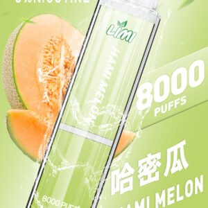 LIMI 8000口抛棄式-大容量-發光款- 香濃果味-台灣正品 - 哈密瓜