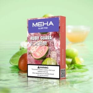 魅嗨煙彈（Meha）通用一代主機- 口感冰涼-霧化香濃-原裝正品 - 紅心芭樂