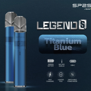 SP2S思博瑞-鈦色主機-通用一代煙彈- 華麗機身-續航穩定 - 流星藍