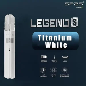SP2S思博瑞-鈦色主機-通用一代煙彈- 華麗機身-續航穩定 - 鈦鎳白