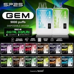 SP2S思博瑞-GEM 9000口拋棄式-超大容量- 霧化量大